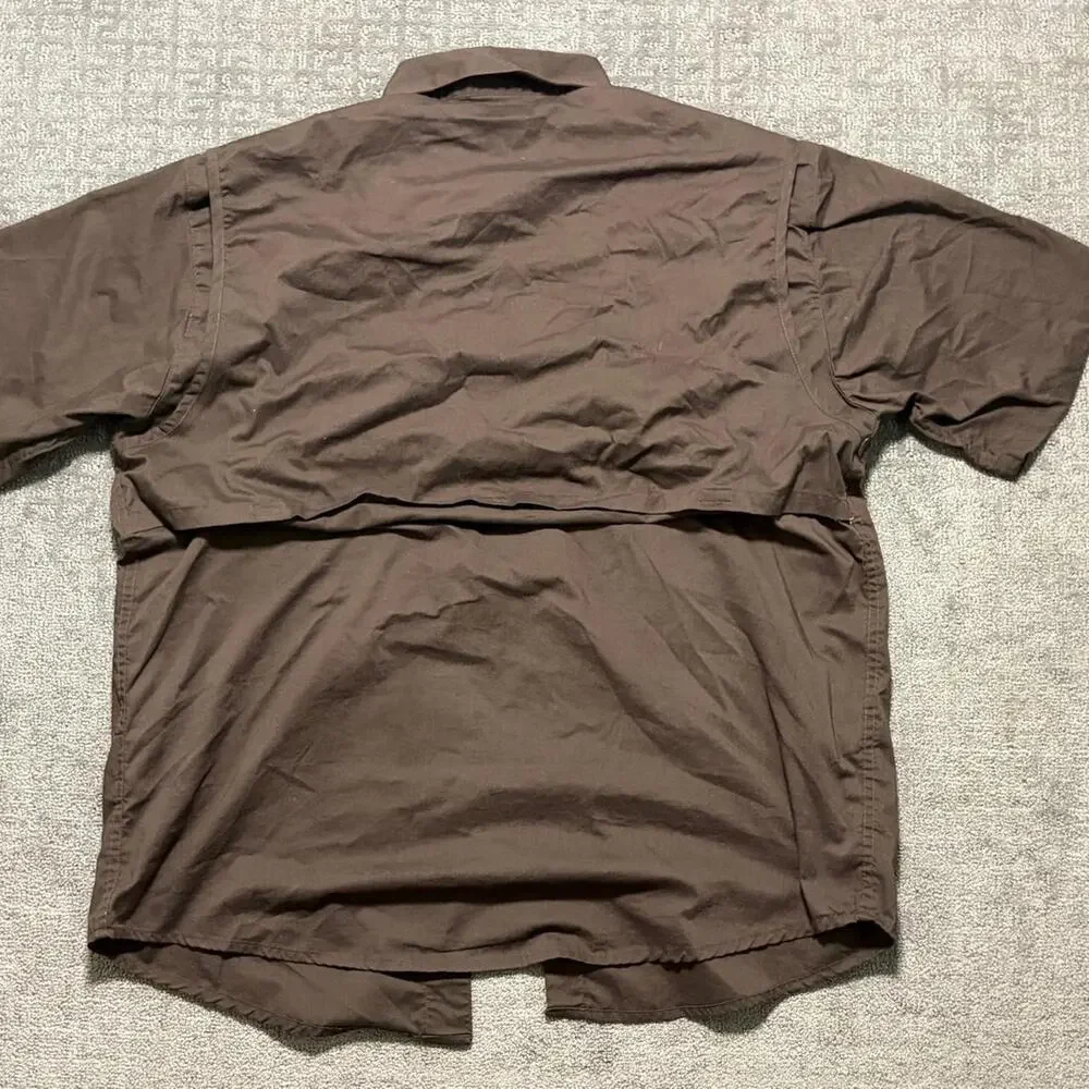 Tri mountain brown quilted diamond pattern